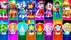 Мультики для Детей Щенячий Патруль Tiles Hop - РОККИ, ЗУМА, ЭВЕРЕСТ, ГОНЩИК, МАРШАЛЛ