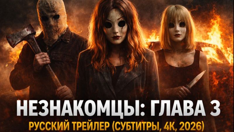 Незнакомцы: Глава 3 — Русский трейлер (Субтитры, 4К, 2026) смотреть онлайн
