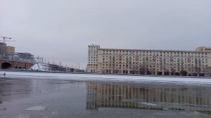 Красиво!Пушкинская набережная Москва реки, пешеходная, спортивная аллея для активного отдыха