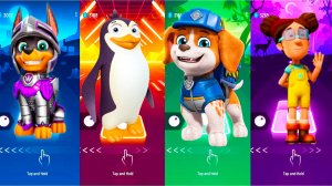 Мультики для Детей Щенячий Патруль Tiles Hop