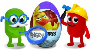 Живые капсулы выбирают лучший сюрприз. 60 шоколадных яиц.