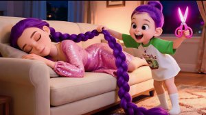 Непослушная Руми подстригла маме волосы, чтобы купить плюшевого мишку. Охотники на демонов