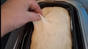 Готовлю тесто на пироги в хлебопечке. Перепелов больше нет. Мороз и полно снега.