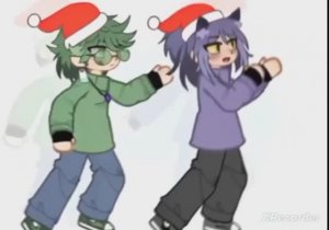 Новогодний танец пиковых🎄⛄❄️♠️💜💚