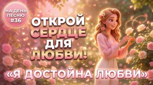 НА ДЕНЬ ПЕСНЮ #36 | НЕЖНАЯ ПЕСНЯ-АФФИРМАЦИЯ НА ЛЮБОВЬ К СЕБЕ | "Я достойна любви" 💖