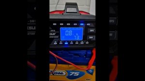 Тест зарядного устройства Foxsur FAC-150 на автомобильной батареи Ca/Ca. Зарядка АКБ Са/Са, Са+