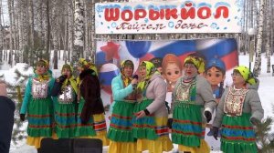 Марий муро. Народный ансамбль УЖАРА (Магашлы-Алмантаево). Видео Василия Хайбуллина