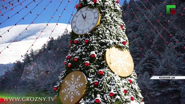 Зимняя сказка на туристическом комплексе Кезеной-Ам смотреть онлайн