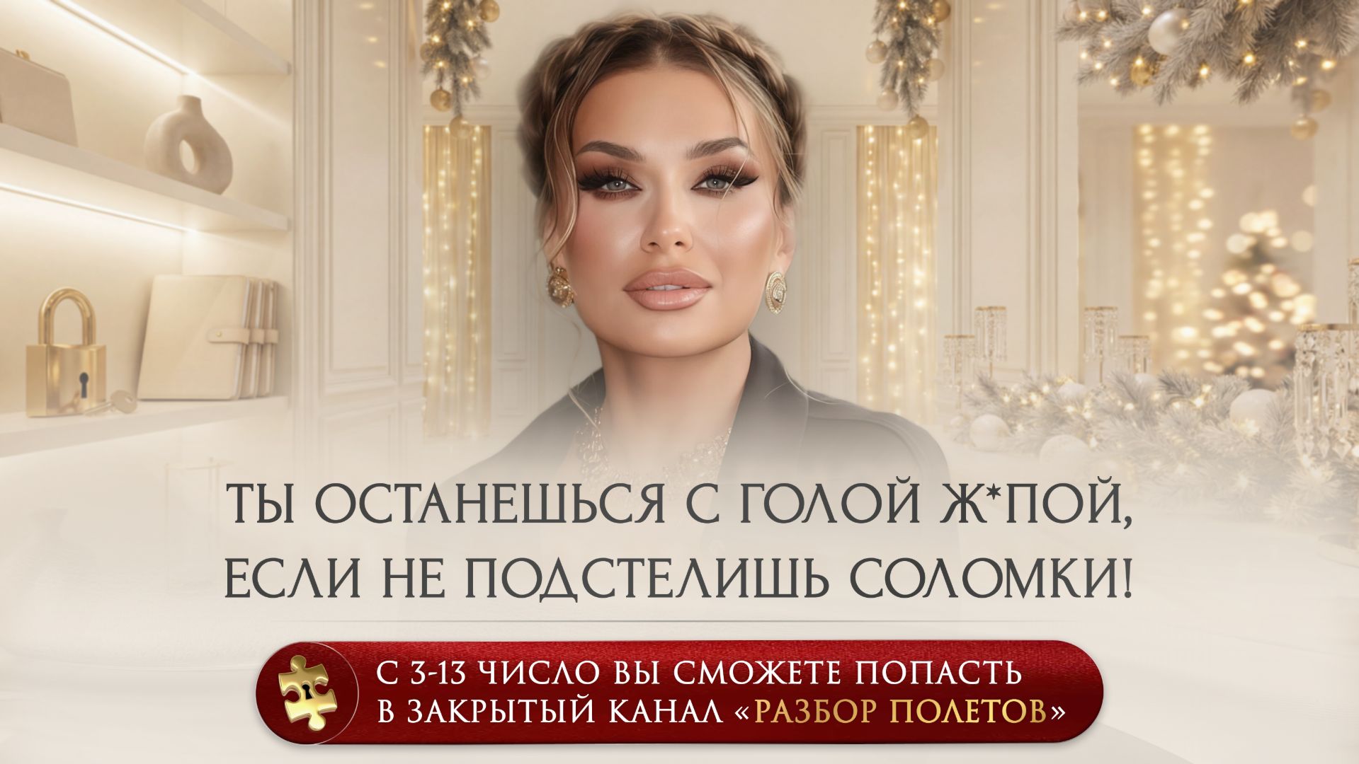 ТЫ ОСТАНЕШЬСЯ С ГОЛОЙ Ж*ПОЙ, ЕСЛИ НЕ ПОДСТЕЛИШЬ СОЛОМКИ!🍑🚫 — фрагмент эфира с ЗАКРЫТОГО КАНАЛА смотреть онлайн