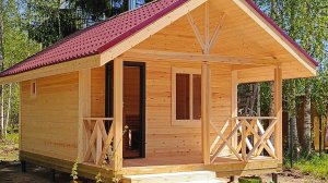 Баня 6х4 Брус Каркас Терраса от СпбБаняБрус