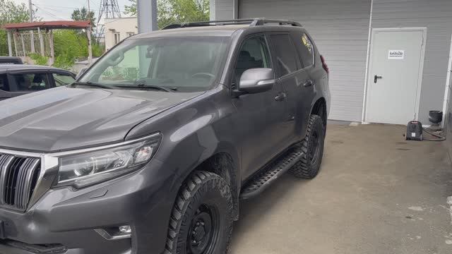 Установка компрессора Беркут в Prado 150