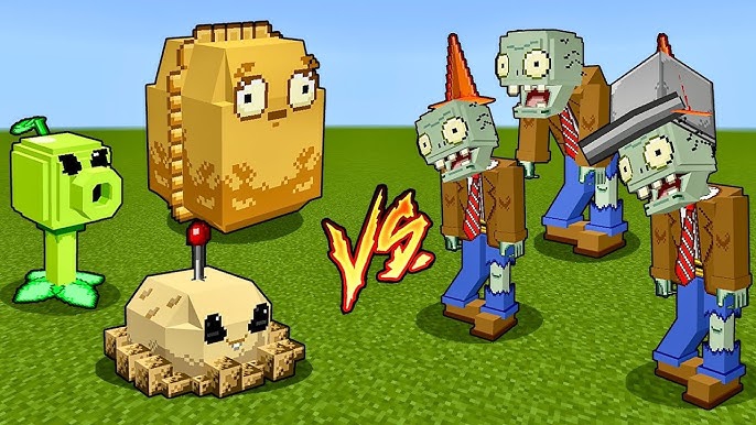 КАРТА РАСТЕНИЙ ПРОТИВ ЗОМБИ В МАЙНКРАФТ