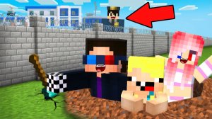 👮КОПАЙ ЧТОБЫ СБЕЖАТЬ ИЗ ТЮРЬМЫ В МАЙНКРАФТ! ШЕДИ ЛЕСКА И НУБИК MINECRAFT