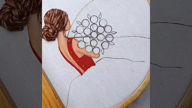 Потрясающая объемная вышивка🥰