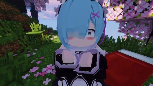 Jenny Mod REM в Minecraft – Полноценный игровой процесс дополнения для подружек ( мод в описании )