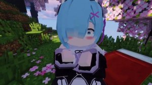 Jenny Mod REM в Minecraft – Полноценный игровой процесс дополнения для подружек ( мод в описании )