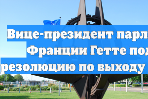 Вице-президент парламента Франции Гетте подала резолюцию по выходу из НАТО