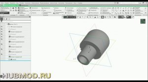 Компас 3д Инструмент Элемент Выдавливания Элемент Вращения работа с эскизом