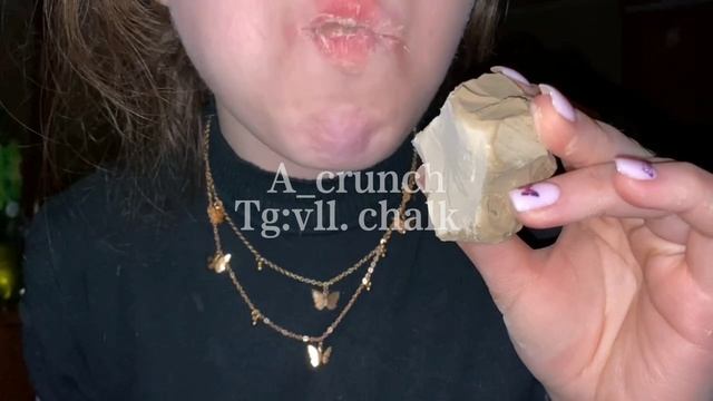 ASMR/ Сухой и Мокрый хруст глиной Туркестан Белый 🧸 смотреть онлайн