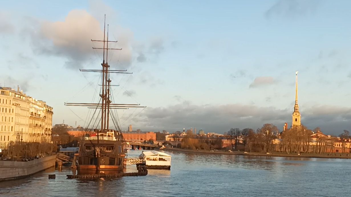 Биржевой мост_Малая Нева