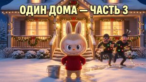 🏠🐰 ОДИН ДОМА, часть 3 | Лабубу против грабителей 💥😂