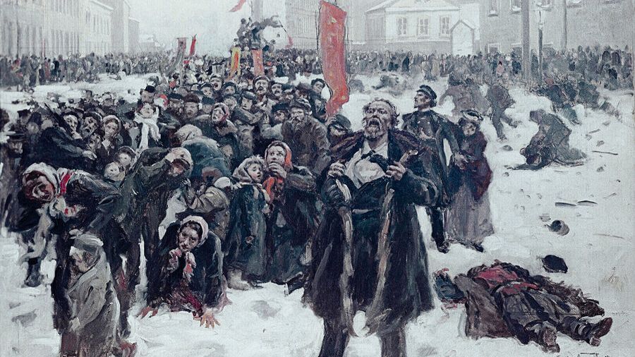 КРОВАВОЕ ВОСКРЕСЕНЬЕ 9 ЯНВАРЯ 1905 ГОДА смотреть онлайн