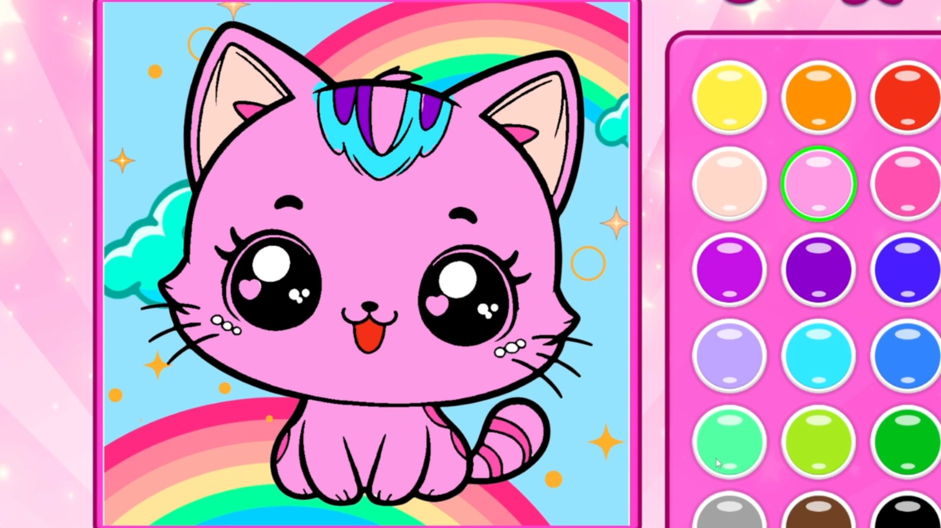 КРАСОЧНЫЙ КОТИК для детей смотреть онлайн