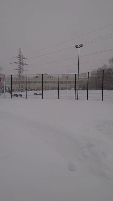 Сильный снегопад в Москве | Бегаем #москва #Бег #снегопад