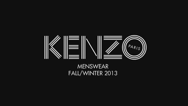 Показ мужской коллекции Kenzo осень-зима 2013-2014 смотреть онлайн
