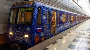 Новогодний состав 81-760/761 на СолЛ (04.01.2026) - поездка