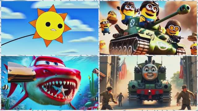 МУЛЬТИКИ: ФИНАЛЬНЫЙ БАТТЛ — КТО ГРОМЧЕ: СОЛНЕЧНАЯ МЕЛОДИЯ, ГУДОК ТАНКА ИЛИ ВОПЛЬ АКУЛЫ? 🌞 смотреть онлайн