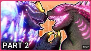 Космический Годзилла vs Годзилла | Годзилла x Конг: Сверхновая часть 2 (перезалив с Ютуба)