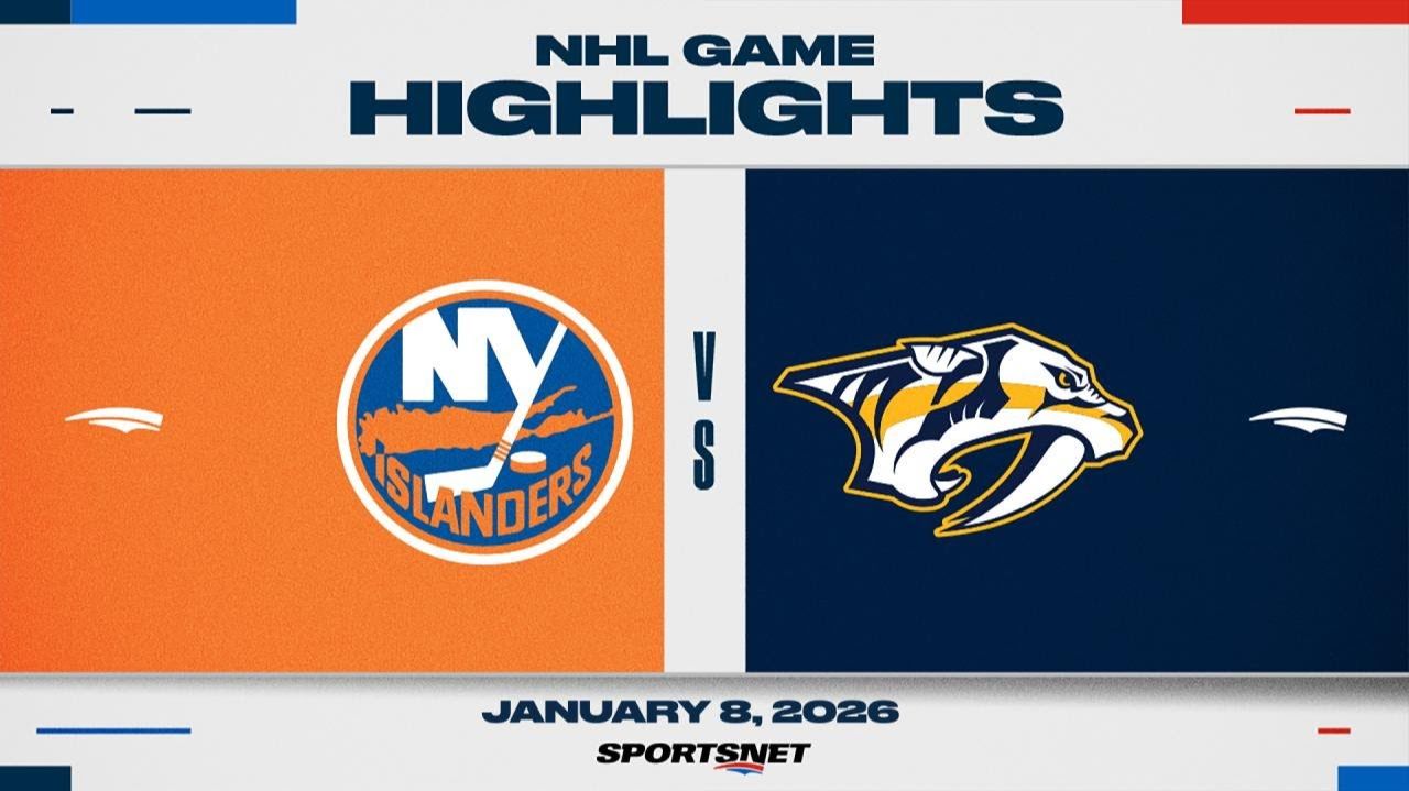 09.01.2026 | ОБЗОР МАТЧА | Нэшвилл Предаторз - Нью-Йорк Айлендерс | Highlights смотреть онлайн