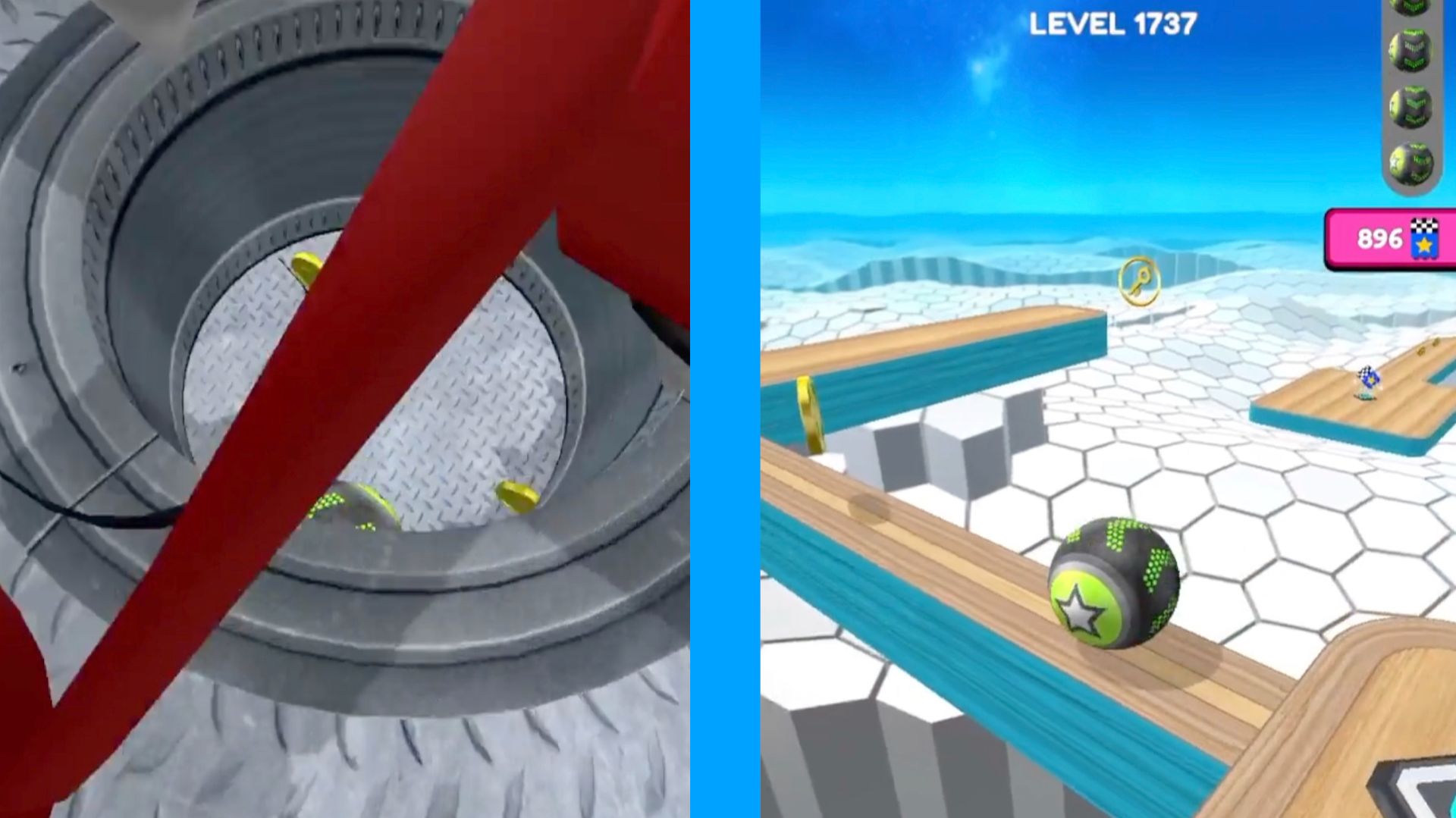 Going Balls  Super Speed run Gameplay New Update Level 1737