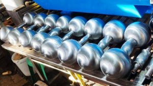 Гантели по 33кг (2 пуда), дорого и богато своими руками!