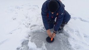 Ловля щуки по первому льду, неожиданный результат.