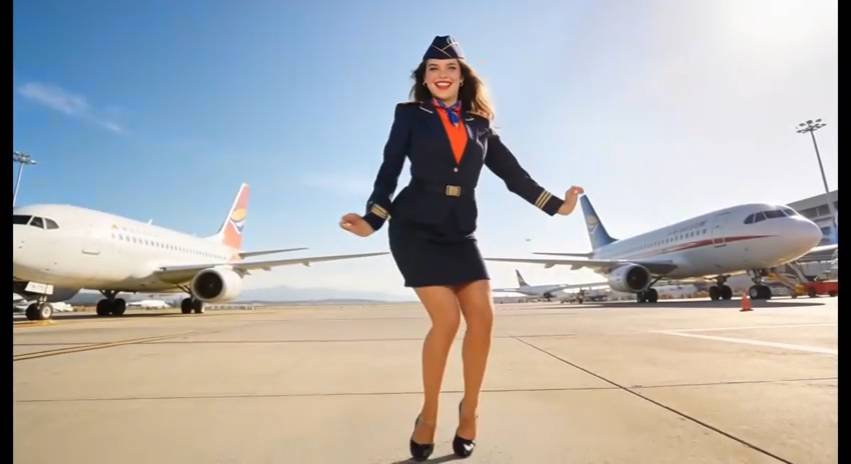 Неловкие моменты #3 « Веселая стюардесса при исполнении» смотреть онлайн