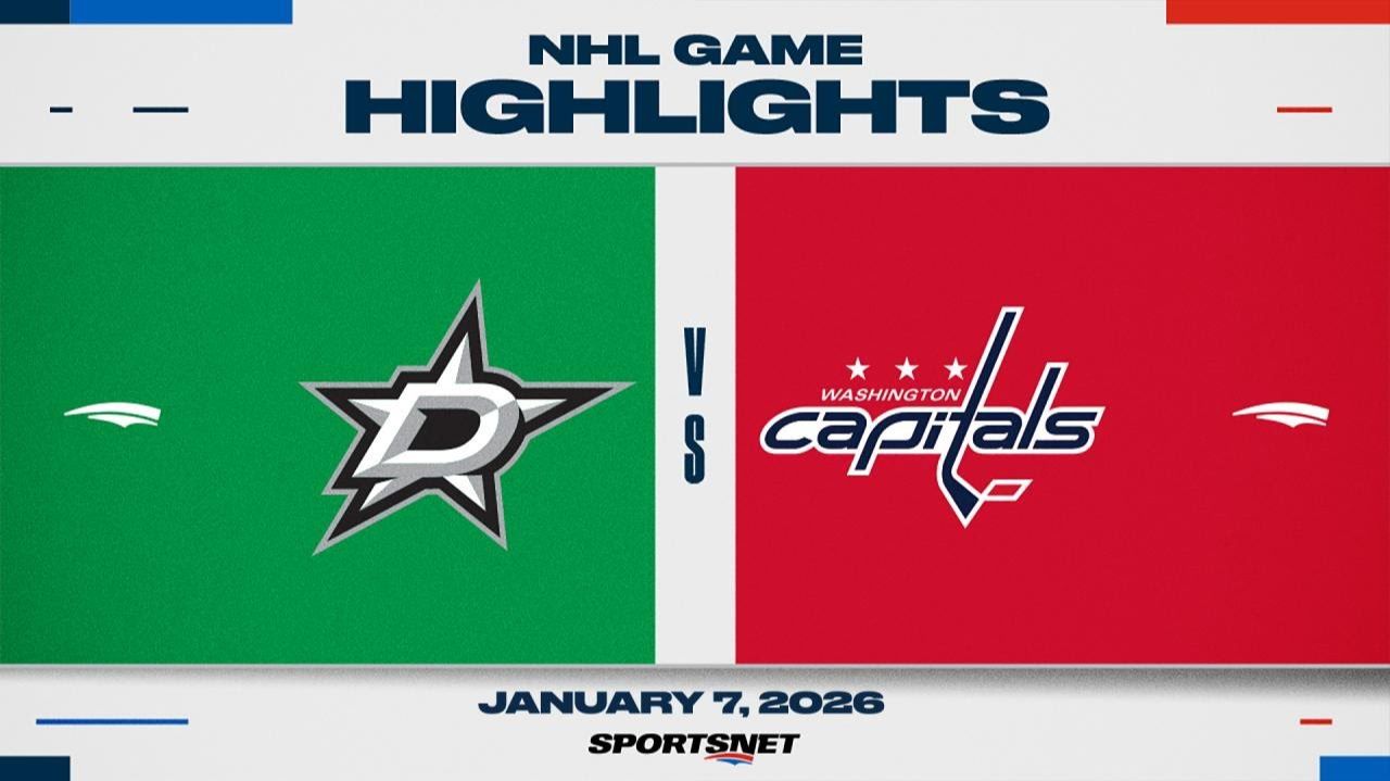 08.01.2026 | ОБЗОР МАТЧА | Вашингтон Кэпиталз - Даллас Старз | Highlights смотреть онлайн