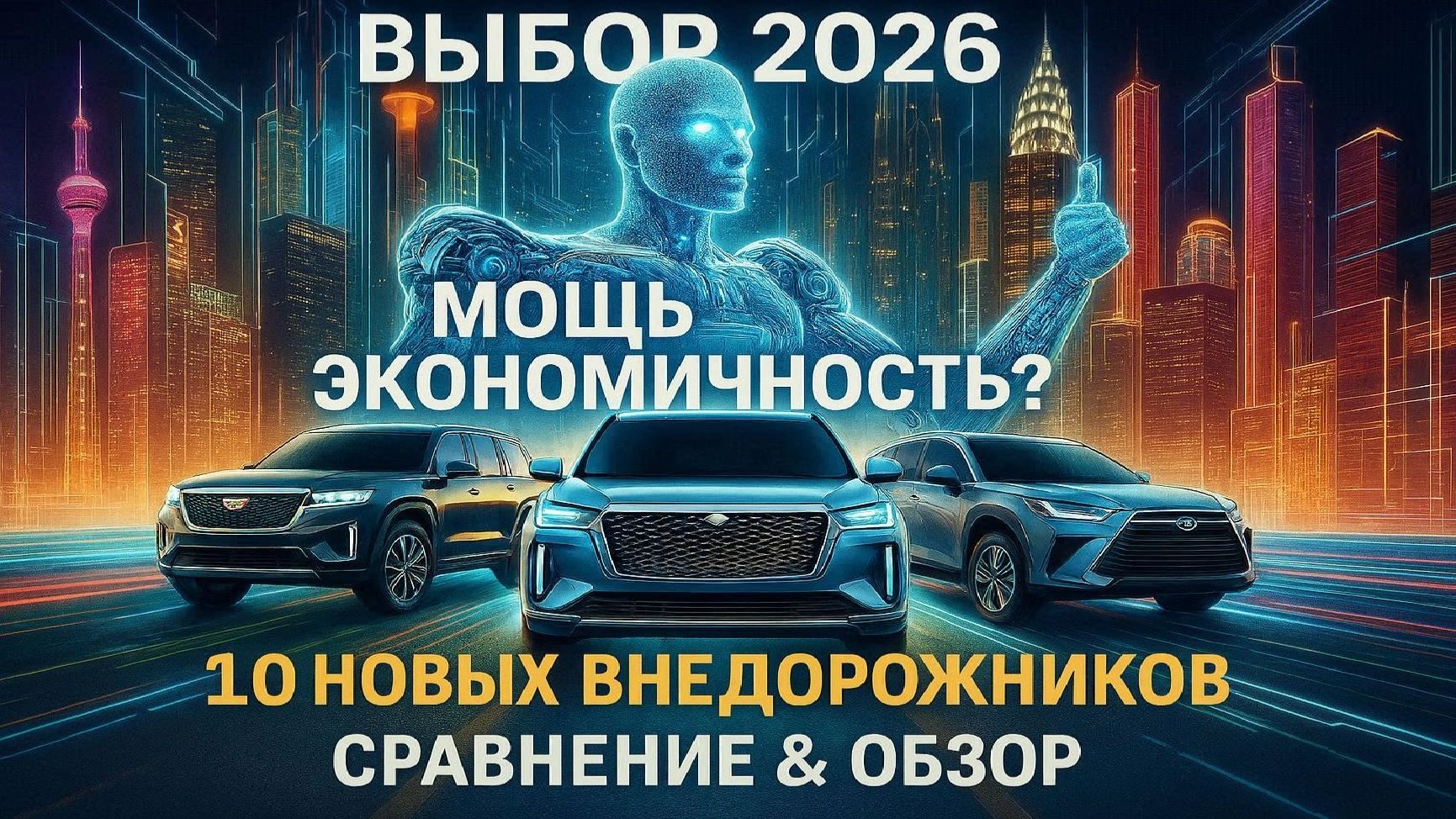 10 новых 7-местных внедорожников 2026-2027: прощание с V6, эра гибридов и электрокаров смотреть онлайн