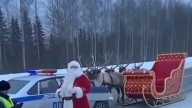 Дед Мороза задержало ГАИ смотреть онлайн
