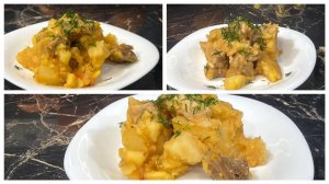 Тушеный картофель с мясом