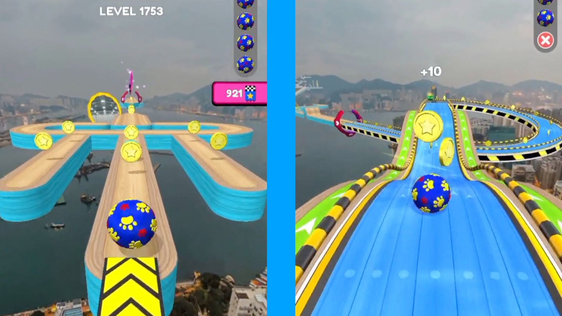 Going Balls  Super Speed run Gameplay New Update Level 1753 to 1756 Banana frenzy