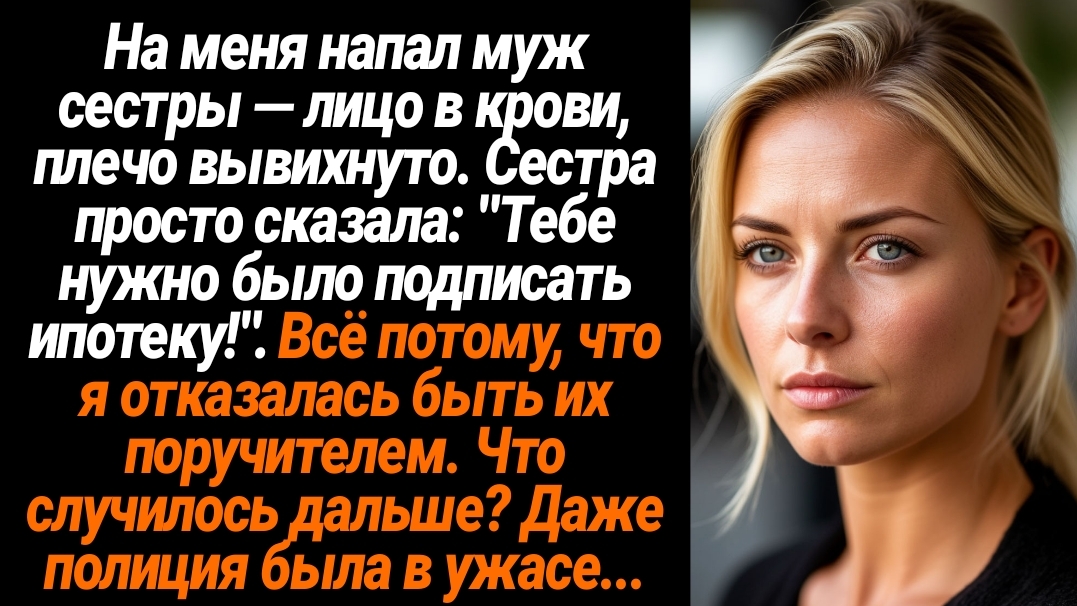 Жизненные Истории/На меня напал муж сестры — лицо в крови, плечо вывихнуто. Сестра просто сказала: " смотреть онлайн