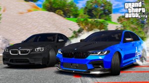 ОПЕРСКАЯ ЕЗДА В GTA 5 - ПАРНЫЙ ДРИФТ НА BMW M5 ASCO И BMW M5 F10! ВЕРНУЛ ЛЕГЕНДАРНУЮ БМВ М5! 🌊ВОТЕР