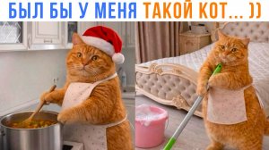 БЫЛ БЫ У МЕНЯ ТАКОЙ КОТ... ))) Приколы | Мемозг 1706