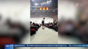 Конец программы «Вечерние Новости» и реклама (Первый Канал HD, 31.12.2025)