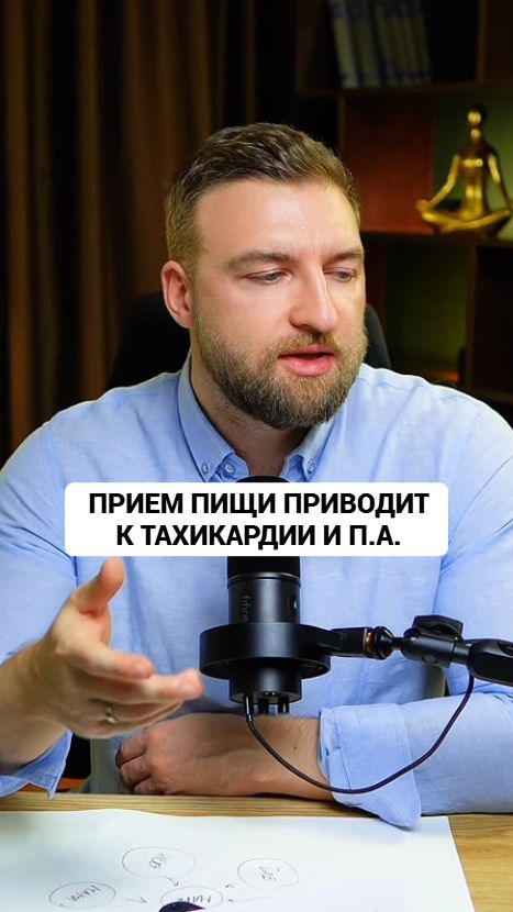 У 50% тревожных людей прием пищи приводит в тахикардии и панической атаке смотреть онлайн