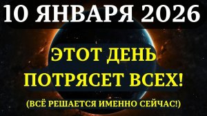 ВНИМАНИЕ!🔊 Перестаньте думать ОБ ЭТОМ 10 ЯНВАРЯ!💖 Первая зеркальная дата материализует мысли!✨