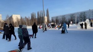 Уфа, Дворец спорта, Новогодний городок, январь 2026