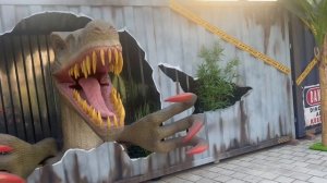 Лучшие фрагменты из посещения Парка Динозавров в Дубае.